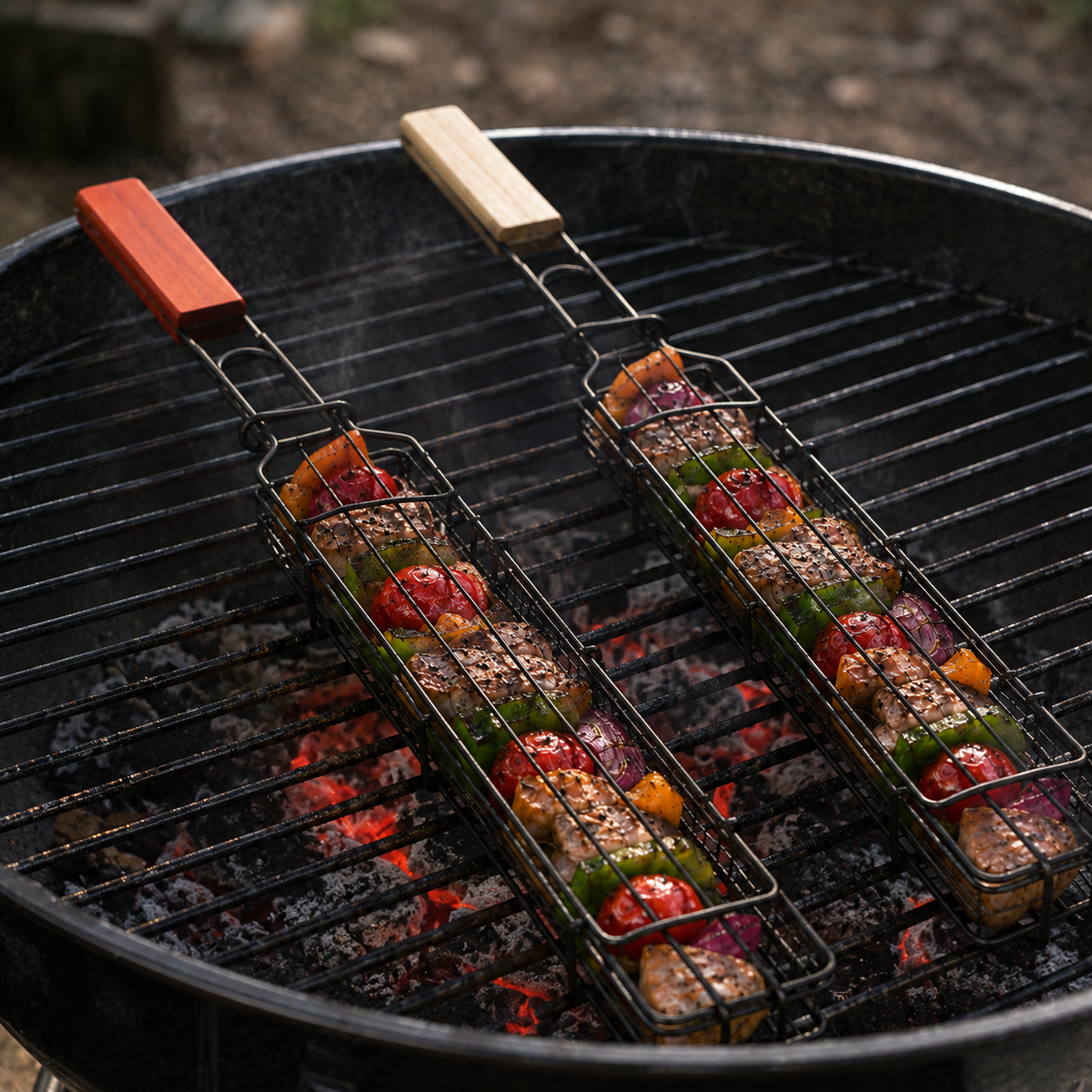Panier à Griller Portable en Acier Inoxydable