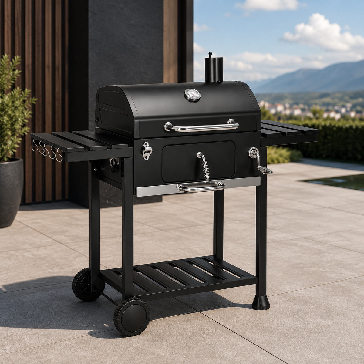 Barbecue Atelier Braise au Charbon de Bois