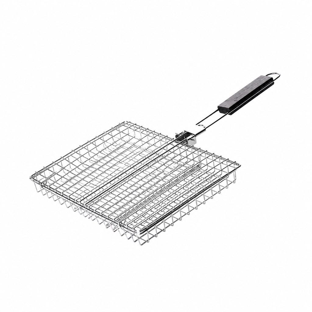 Panier à Grillades Pliable en Acier Inoxydable