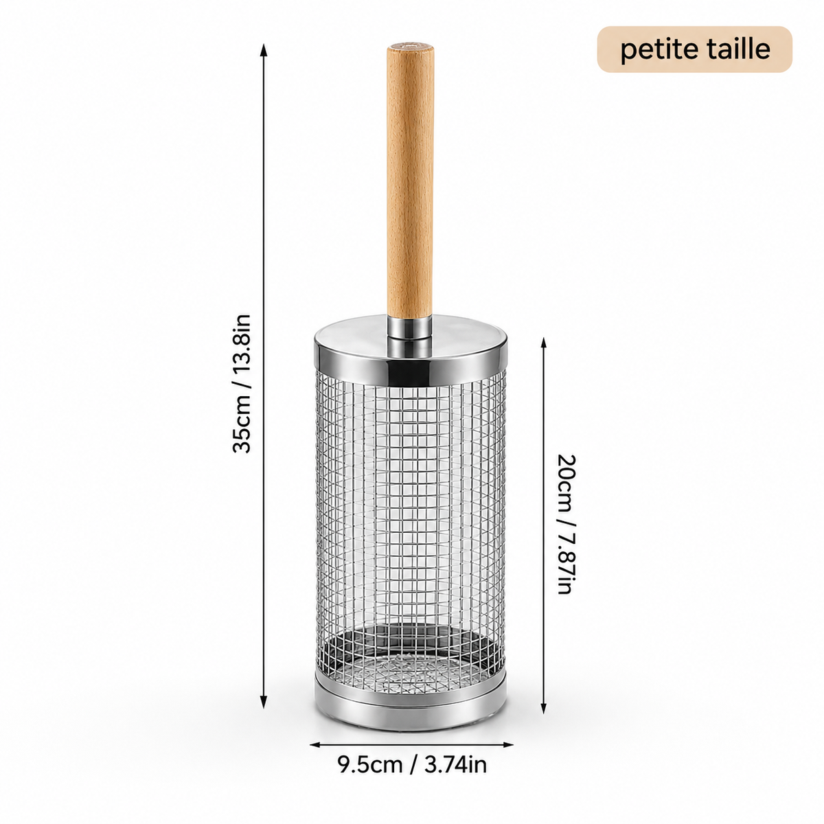 Cage de Cuisson Rotative en Acier Inoxydable