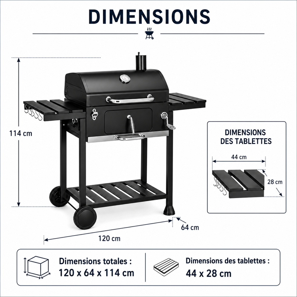Barbecue Atelier Braise au Charbon de Bois